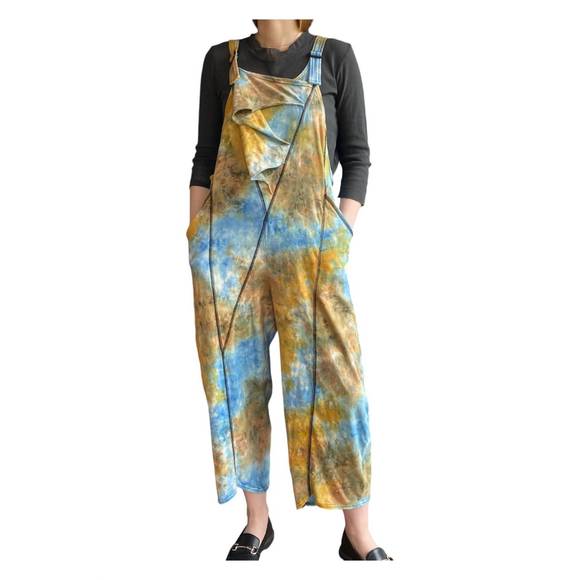 NEW CYNTHIA ASHBY ego overalls jumpsuit in seaside - Picture 1 of 3